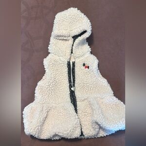 Kids Headquarters Cream Sherpa Vest